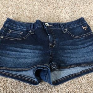 Justice girls jean shorts